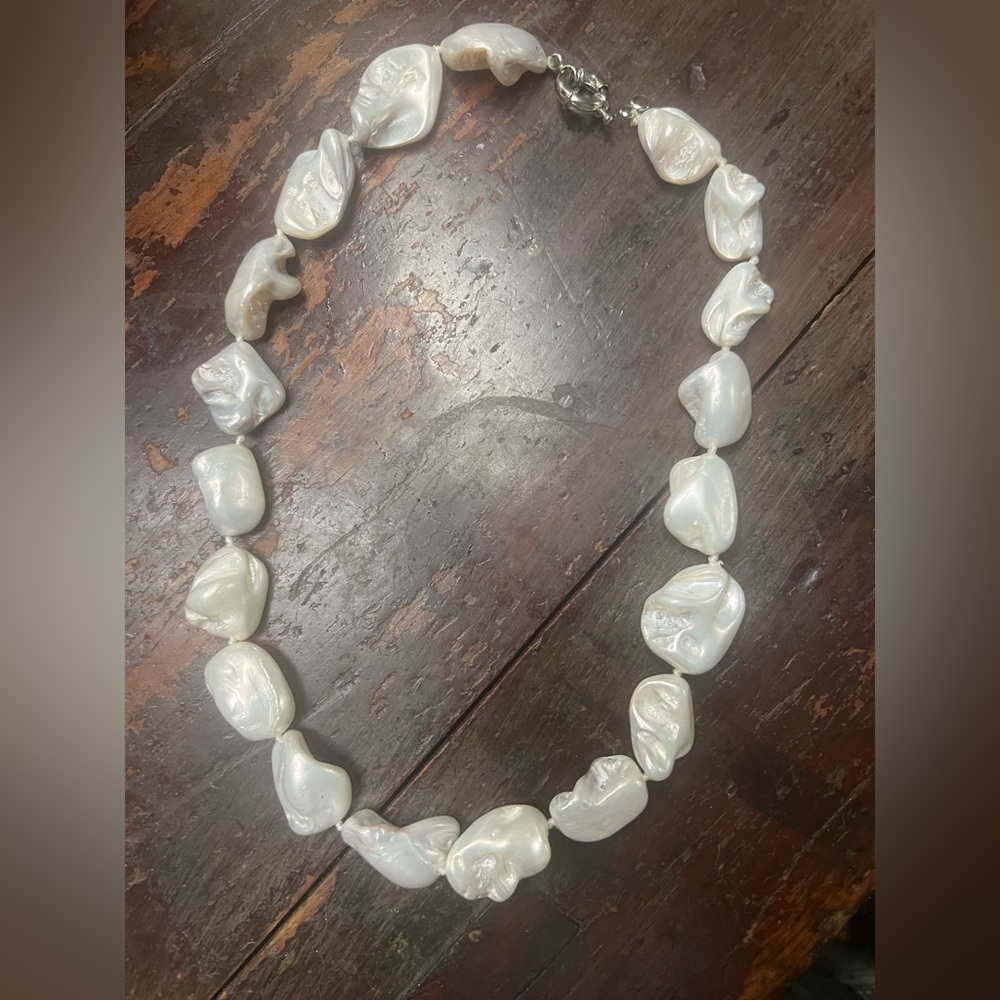 Baroque Seed Pearl Necklace 17.5 inch